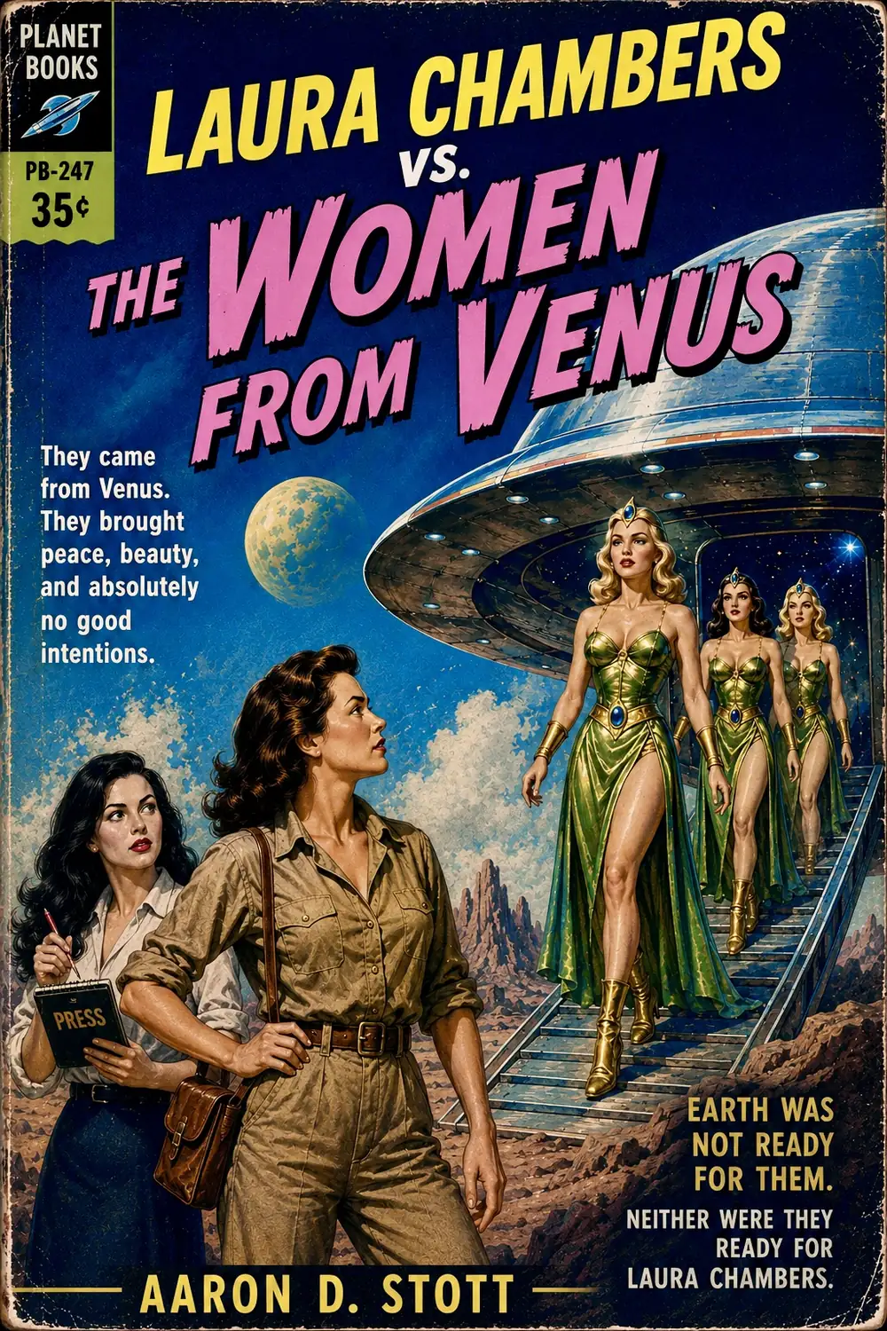 Laura Chambers vs The Women from Venus book cover.