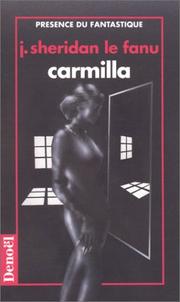 Carmilla (1872) by Joseph Sheridan Le Fanu book cover