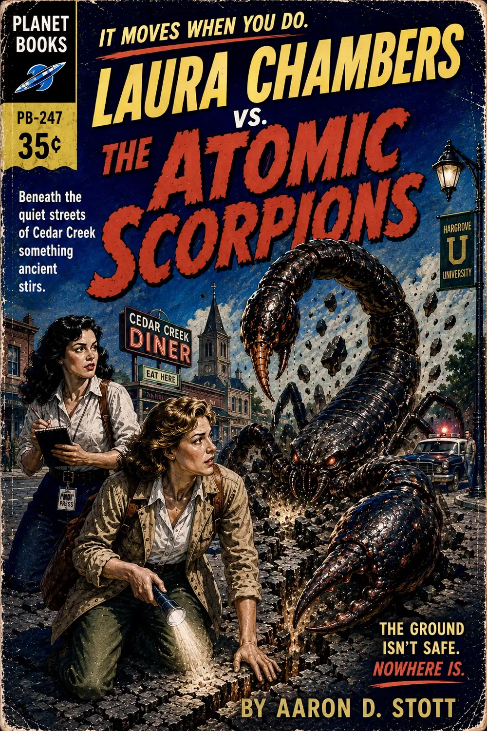 Laura Chambers vs The Atomic Scorpions book cover.