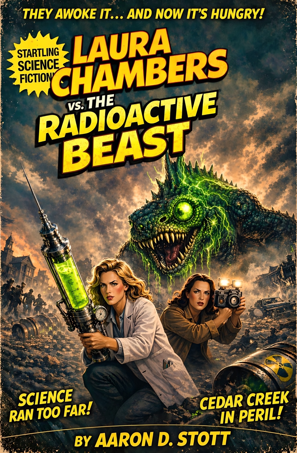 Laura Chambers vs The Radioactive Beast book cover.
